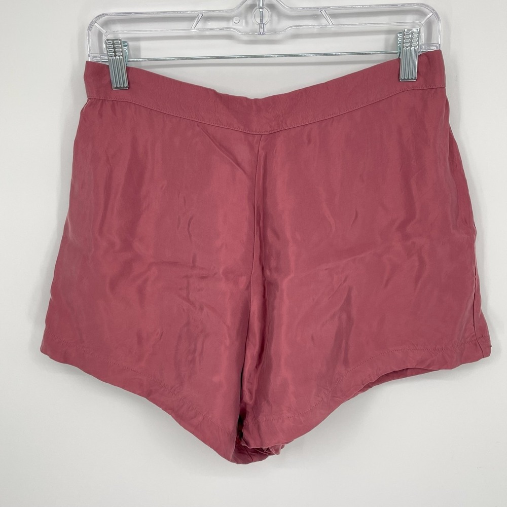 Athleta Women's Pink Pull On Elastic Waist Calm Cool Sleep Lounge Shorts Size M